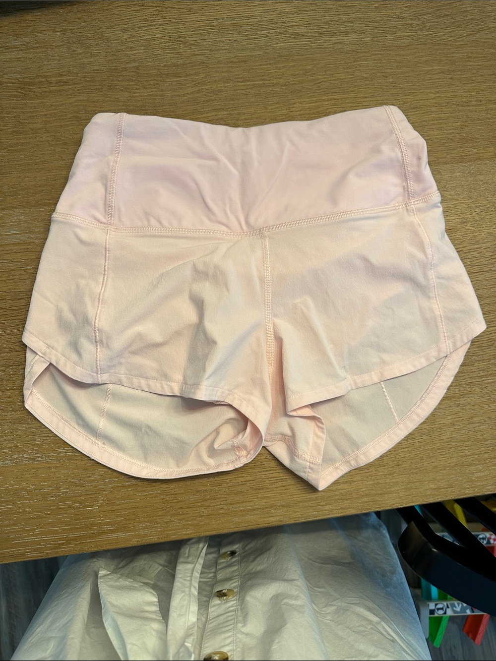 lululemon athletica Light Pink High-Rise Athletic Shorts